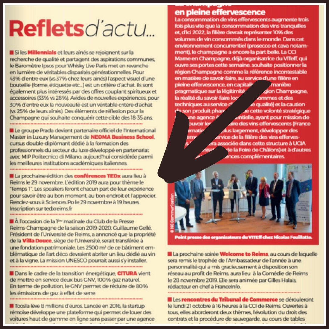 L'article de Reflets Actuels sur l'édition TEDxReims 2019 "Temps T"