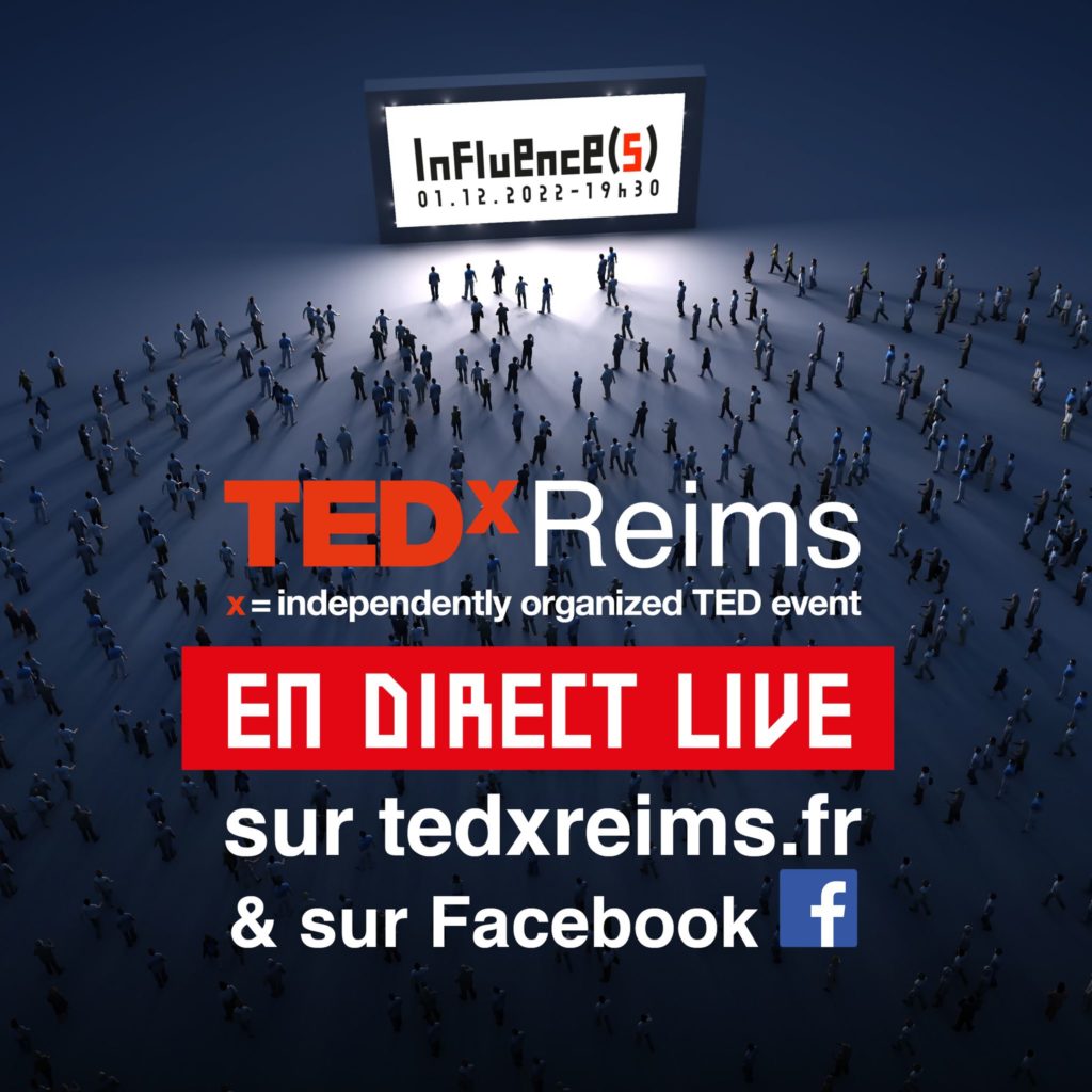 Accéder au live TEDxReims via le lien derrière cette image, bonne soirée